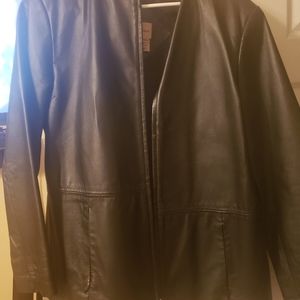 Womans leather jacket